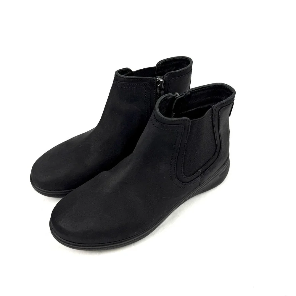 Hotter Ortholite Whisper Bootie US 7 Womens Zip‎ Up Ankle Boot Brand New